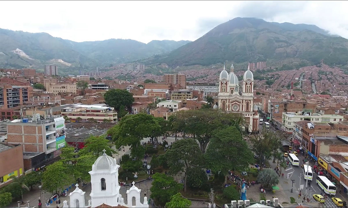 Bello es un municipio localizado al norte de Medellín que desde 2009 ha tenido un crecimiento significativo en vivienda. Foto: AMVA.