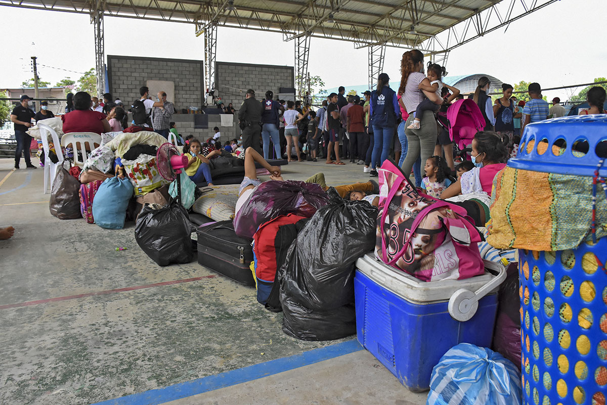 La migración de las mujeres indígenas estaría asociada con el conflicto armado. Foto: Daniel MARTINEZ / AFP