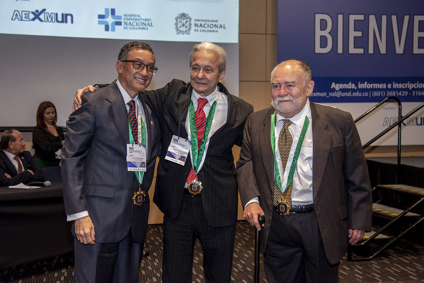Ganadores del “Premio a la Excelencia de la Medicina Colombiana 2023”. Fotos: Jeimi Villamizar – Unimedios.