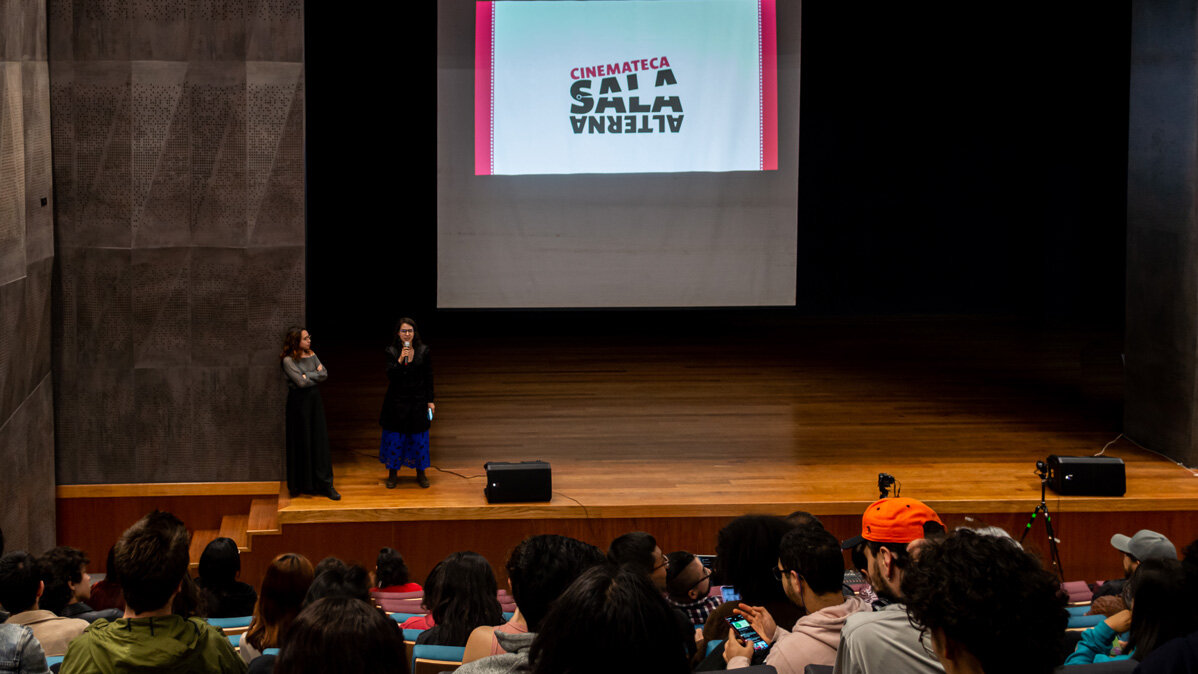 Inauguración del ciclo de cine “Entre fracturas y disidencias”, celebrado en abril de 2024. Foto: Andrea Tatiana Calero, Centro de Divulgación y Medios.