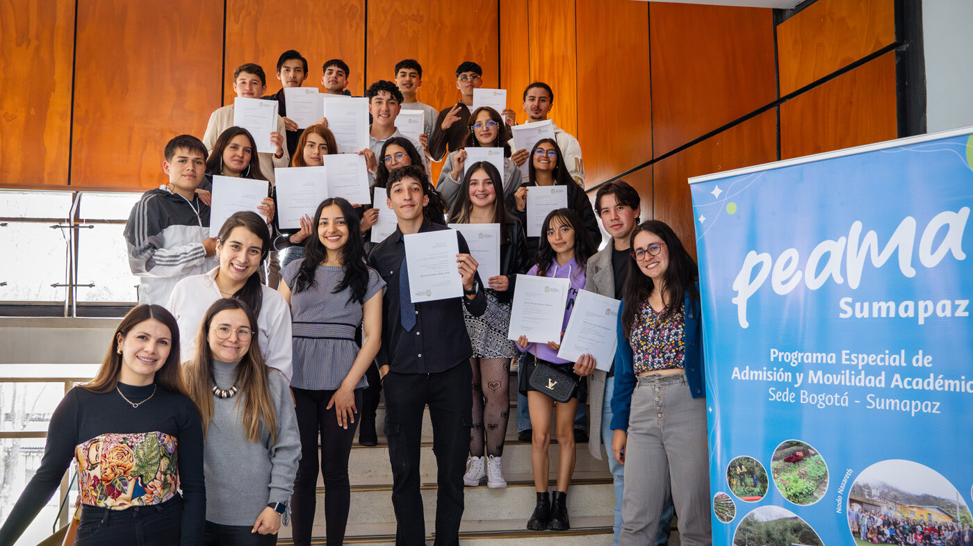 El diplomado fue realizado por 20 jóvenes del Peama. Foto: Peama Sumapaz.