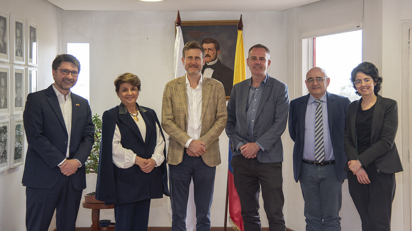 Con la visita del embajador del Reino Unido e Irlanda del Norte en Colombia, la UNAL espera fortalecer las relaciones científicas y culturales binacionales. Foto: Jeimi Villamizar, Unimedios.