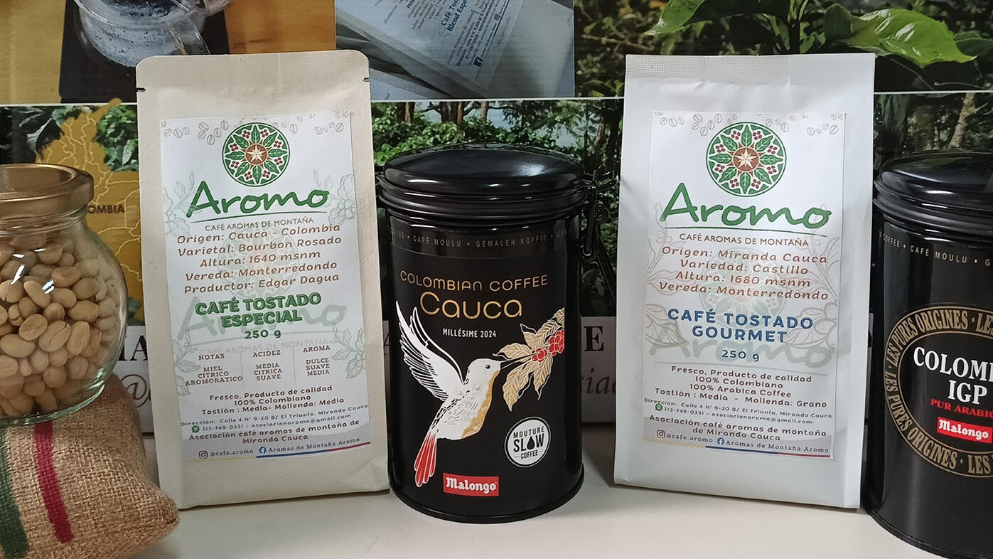 El Café Aromo, hecho por familias indígenas, campesinas y afrodescendientes del Cauca, se sirve en los Juegos Olímpicos de París 2024. Fotos: Franklin Dagua, ingeniero agrónomo de la UNAL Sede Palmira.