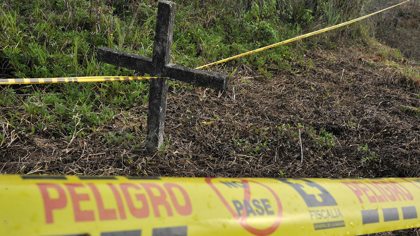 n los últimos 25 años la Fiscalía ha encontrado 12.157 cuerpos y ha identificado a más de la mitad. Foto: Guillermo Legaria /AFP.