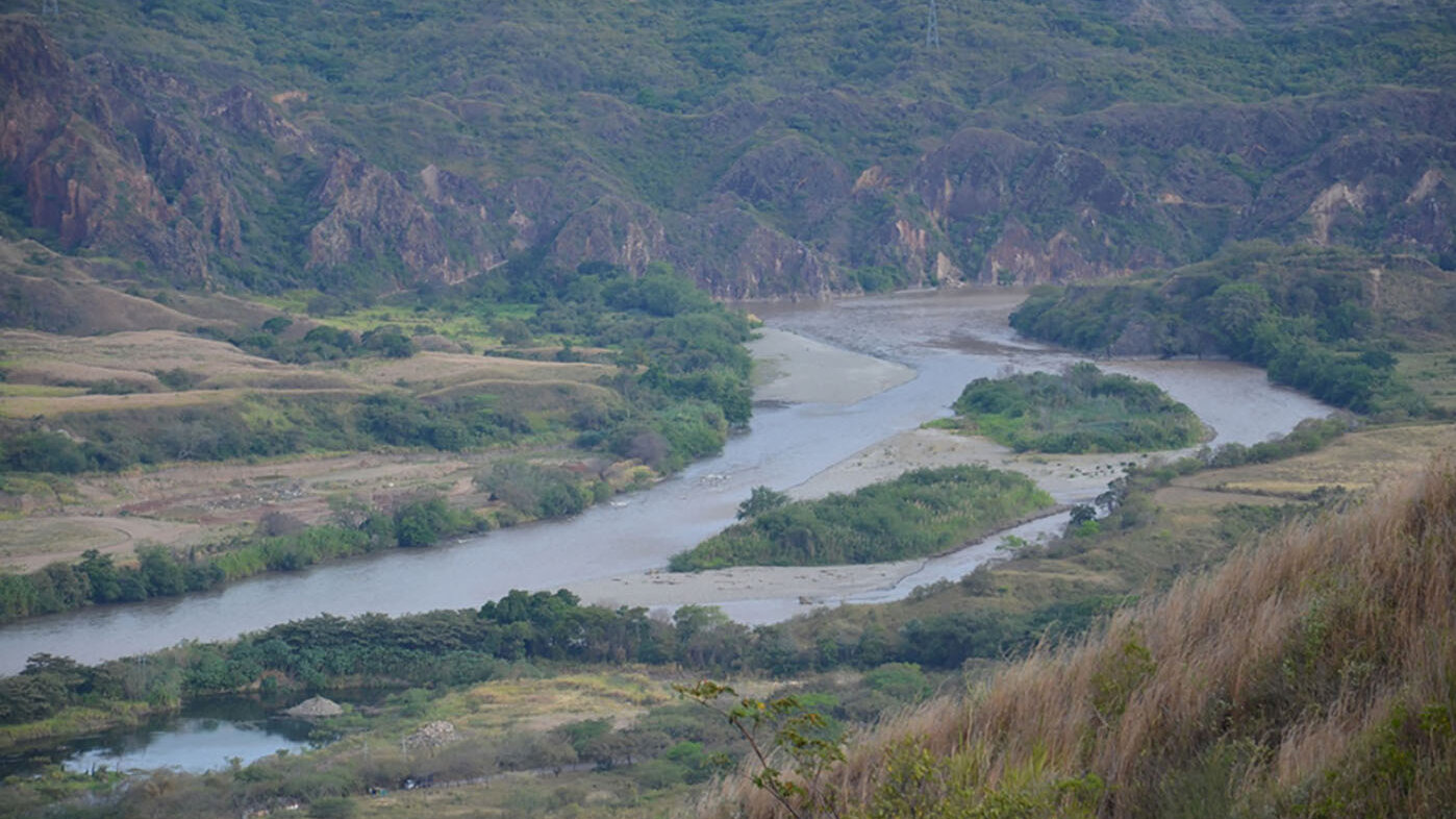 Río Magdalena, abajo de El Quimbo, hace unos años. Foto: archivo Unimedios.