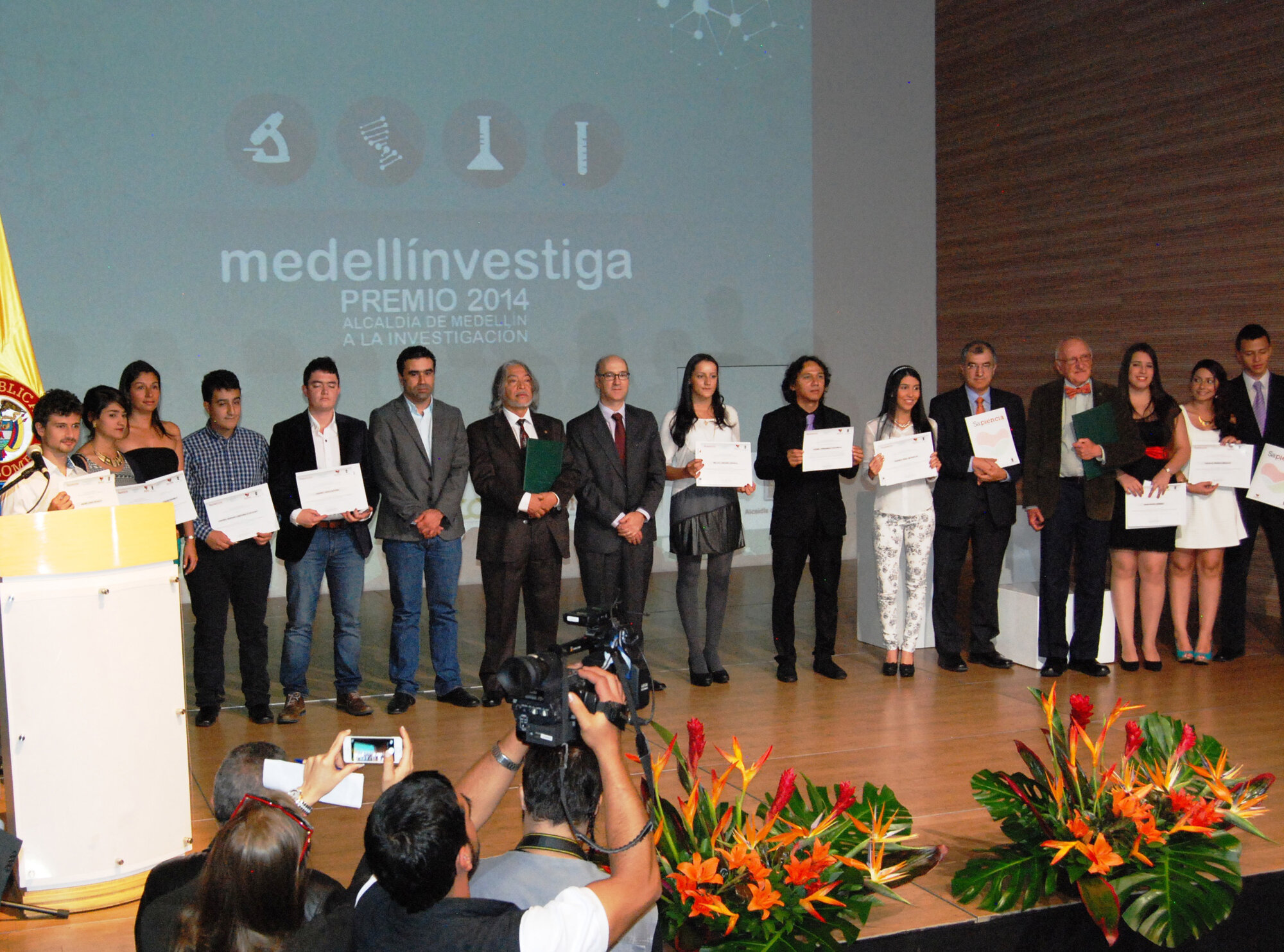 Ganadores de las tres categorías participantes. Fotos: Mónica Escobar.