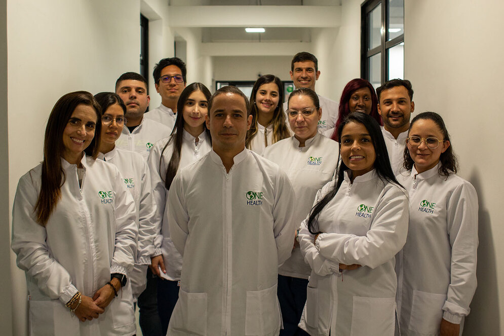 El profesor Juan Pablo Hernández Ortiz es el director del Laboratorio Genómico One-Health de la UNAL sede Medellín. Foto: Laboratorio Genómico One-Health.