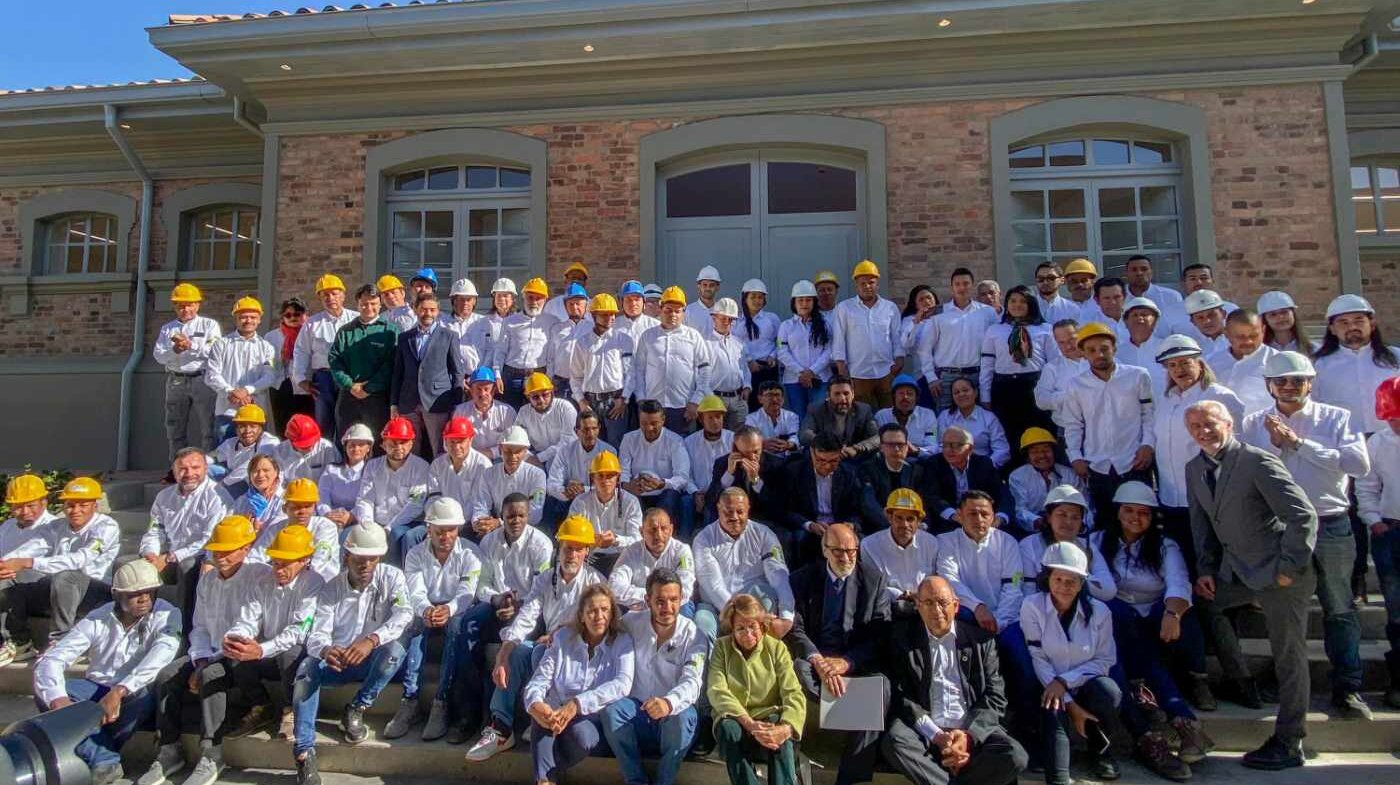 Hoy se entregó oficialmente el edificio de Mantenimiento del Hospital San Juan de Dios. Foto: profesora María Fernanda Lara, Secretaria General de la UNAL. 