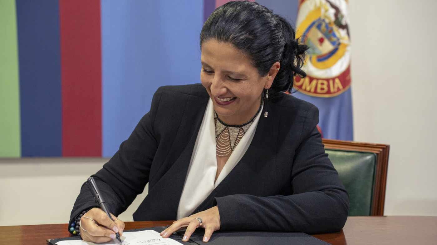 La profesora Sandra Daza Caicedo es la nueva Directora Nacional de Innovación Académica. Fotos: Nicol Torres, Unimedios.