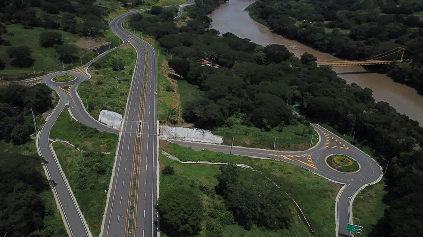 La Conexión Pacífico 2 está en el suroeste antioqueño y complementa los proyectos Pacífico 1 y 3. Foto: Agencia Nacional de Infraestructura.