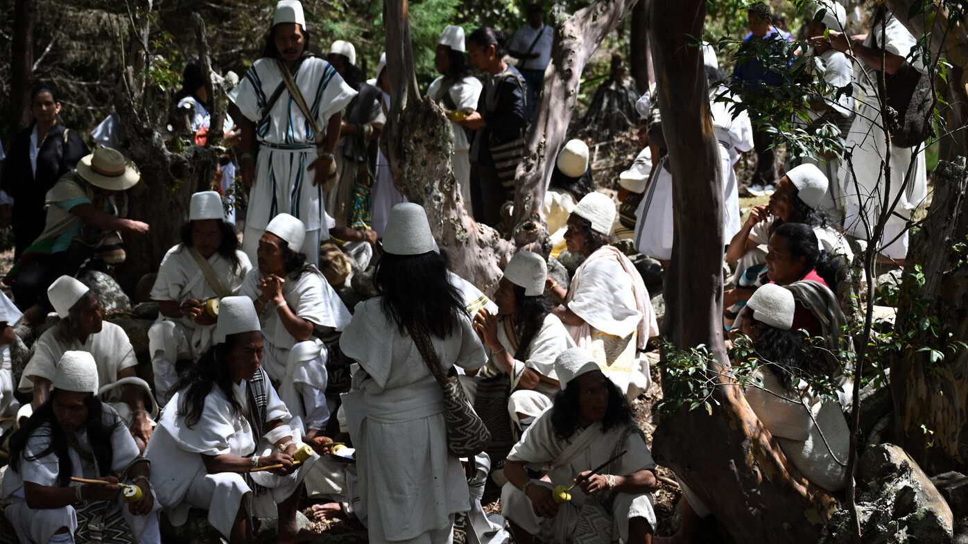 Se estima que en Colombia existen alrededor de 115 pueblos indígenas diferentes. Foto: Raúl Arboleda/ AFP. 