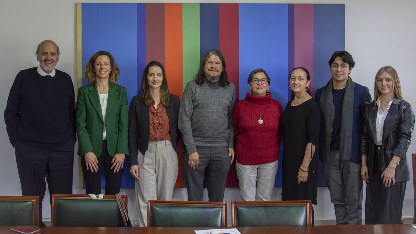 Hoy en las instalaciones de la UNAL se realizó la reunión de las directivas de la UNAL y la DFG. Foto: Nicol Torres, Unimedios.