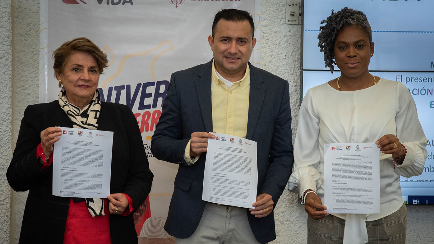 El “Memorando de entendimiento” firmado busca aumentar la cobertura en educación superior que tiene el departamento de Arauca. Fotos: Nicol Torres, Unimedios.