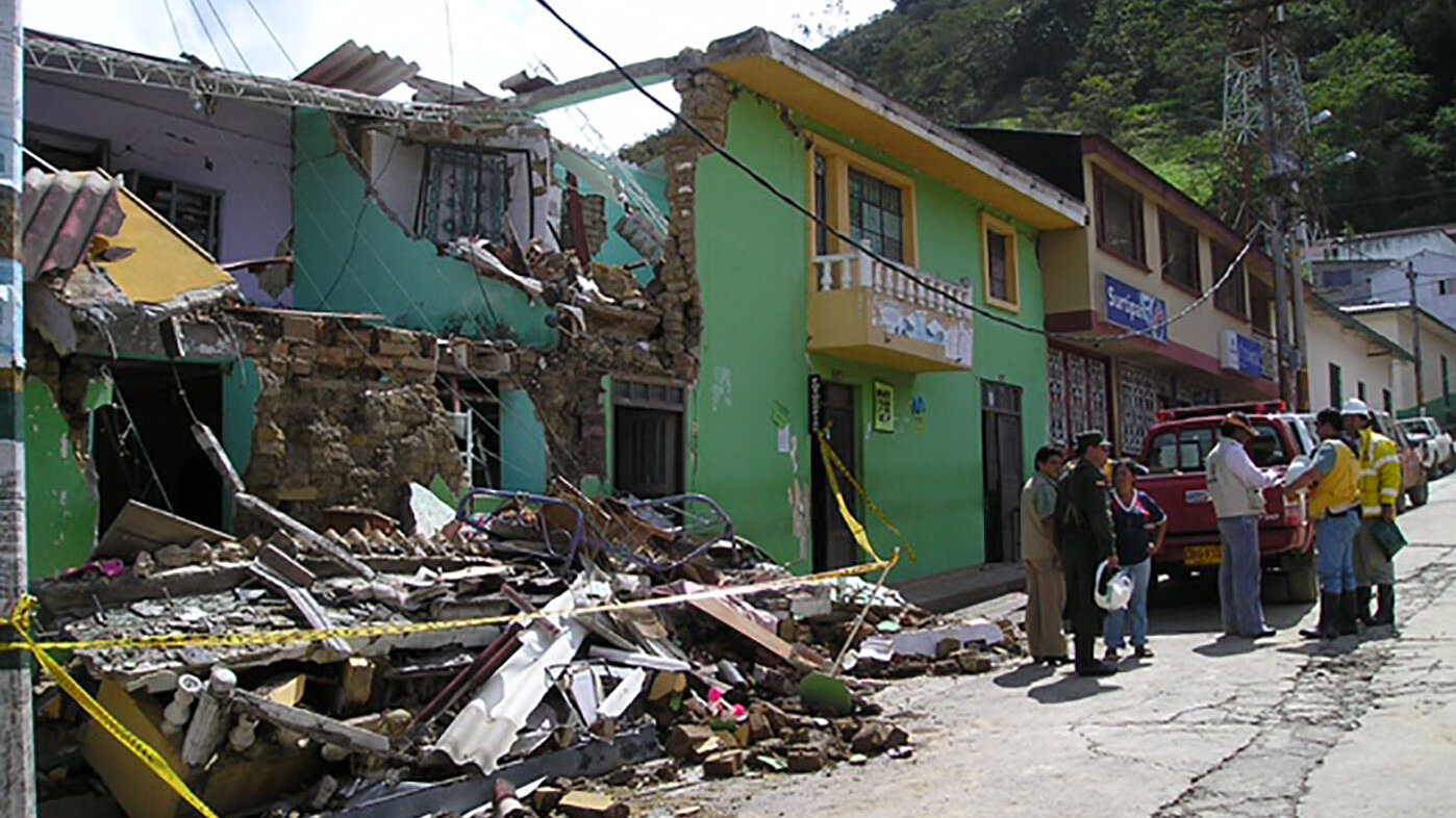 En Colombia, 9 de cada 10 personas habitan en zonas de amenaza sísmica. Foto: Servicio Geológico Colombiano.