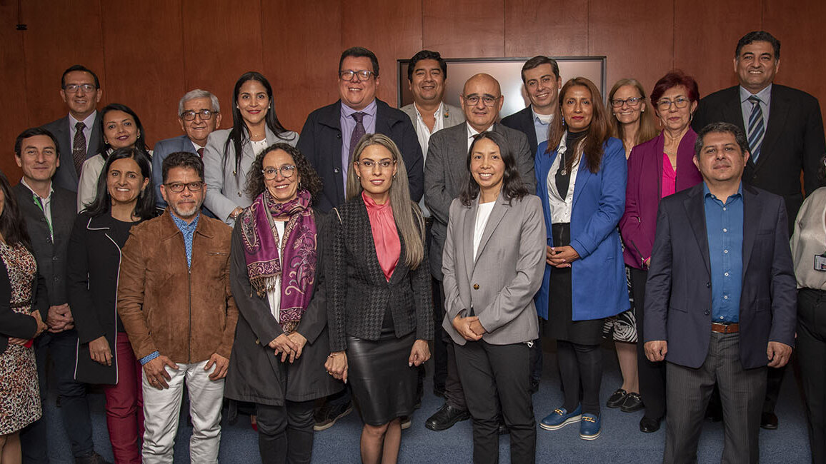 El Convenio Específico de Cooperación en Investigación entre la UNAL y la Unemi se firmó en el Auditorio Alfonso López de la UNAL Sede Bogotá y contó con la participación de los delegados de las partes. Foto: Nicol Torres – Unimedios.