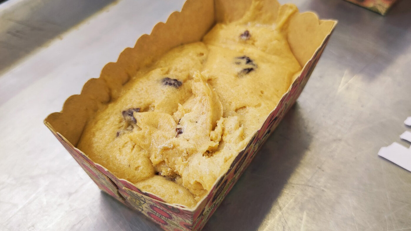 Torta de sacha inchi 100 % libre de gluten. Foto: Leidy Paola Cortés  Vega, estudiante de la Maestría en Ciencia y Tecnología de Alimentos, UNAL.