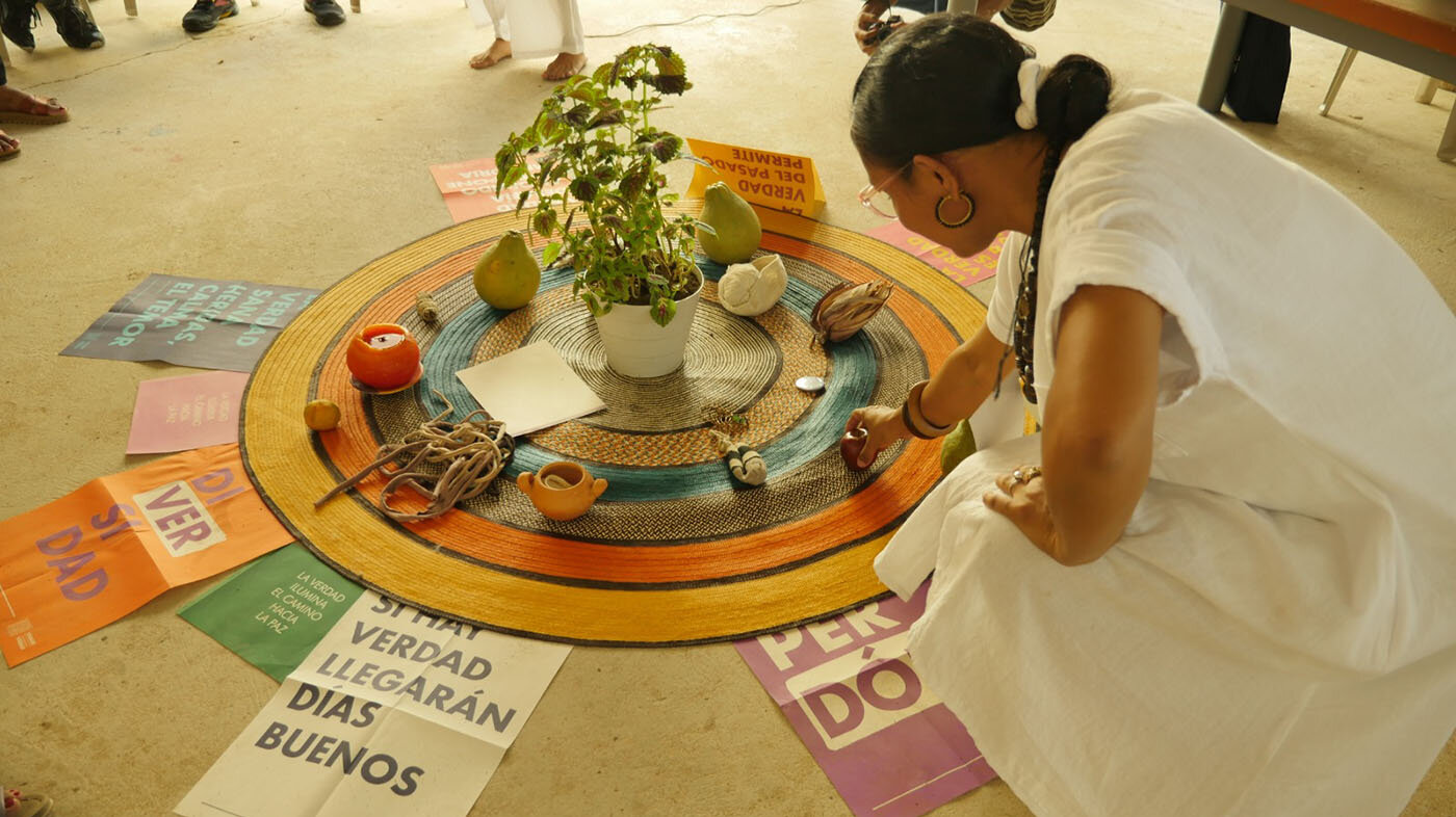 El proyecto entre el Resguardo Indígena Kankuamo y la UNAL Sede de La Paz busca la apropiación del legado de la Comisión de la Verdad. Fotos: Ana María Ortiz, profesora UNAL Sede de La Paz.