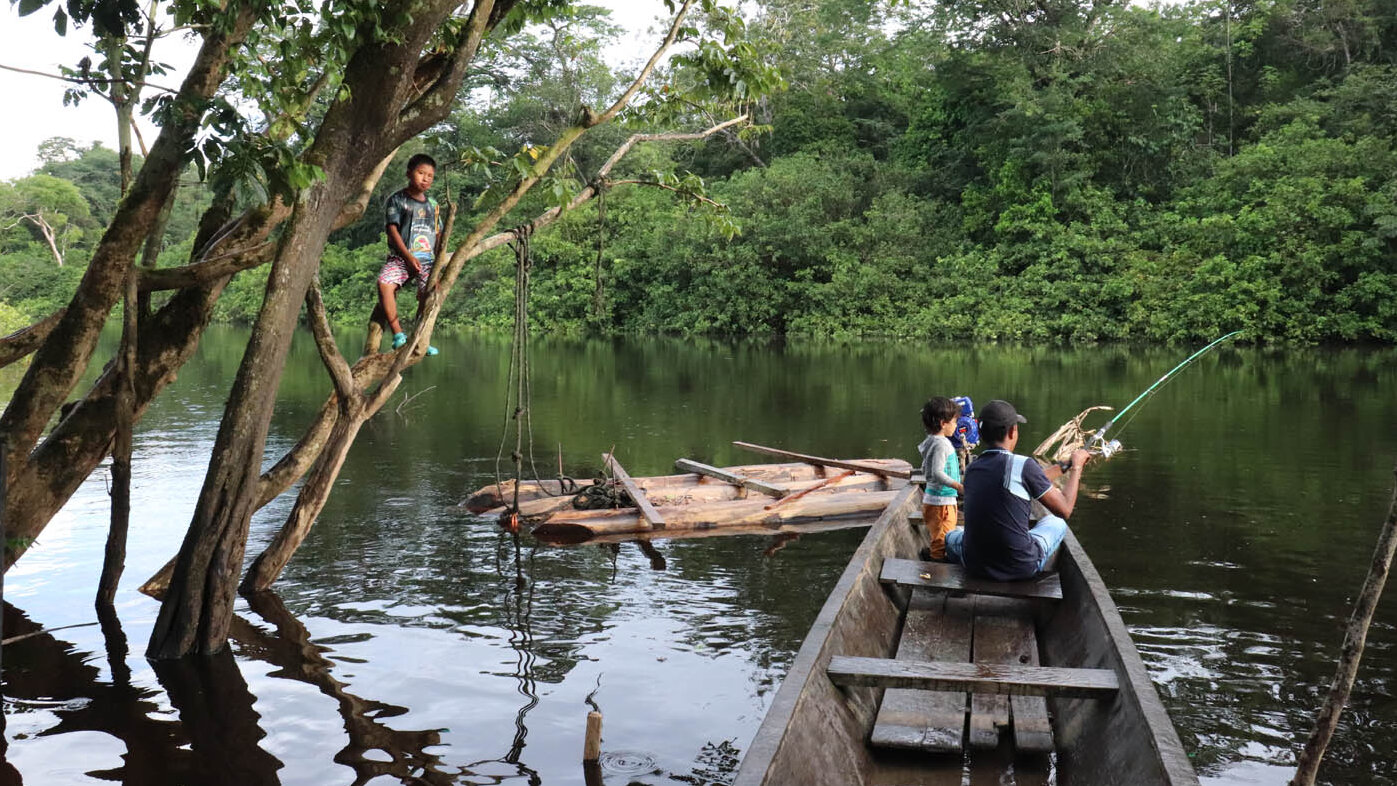 Los murui-muina de este estudio viven en San Rafael, en la ribera del río Putumayo. Fotos: Jaina Badel Gasca, estudiante de la Maestría en Estudios Amazónicos de la UNAL.