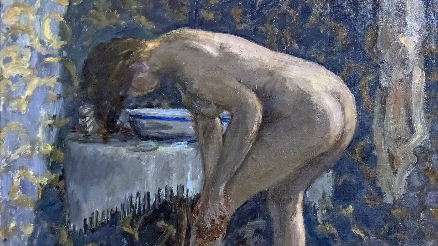 Desnudo en el baño, de Pierre Bonnard. Solo el cuarto de baño es el espacio de la intimidad. 