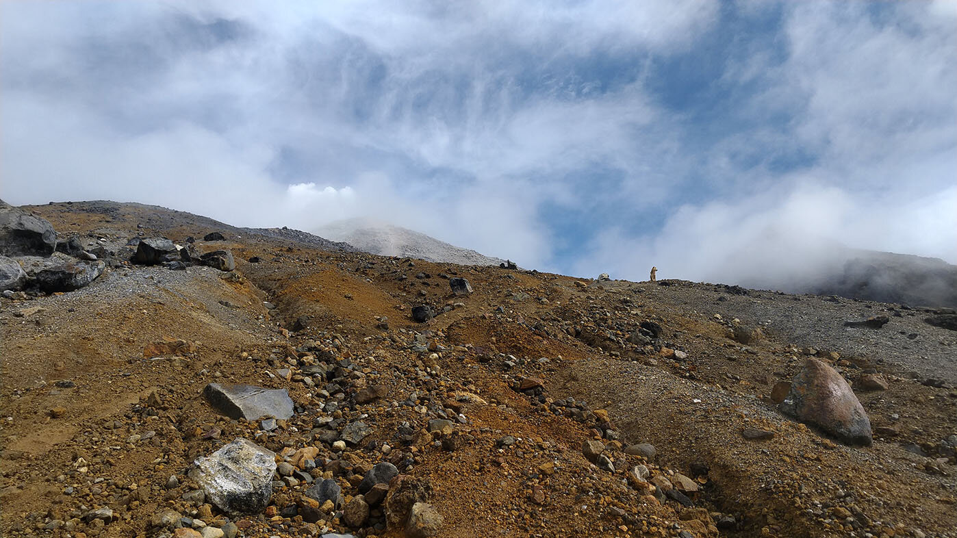 El Cumbal es uno de los 7 volcanes activos de Nariño. Foto: Virna Pirateque Lizarazo, especialista en Turismo, Ambiente y Territorio de la UNAL.