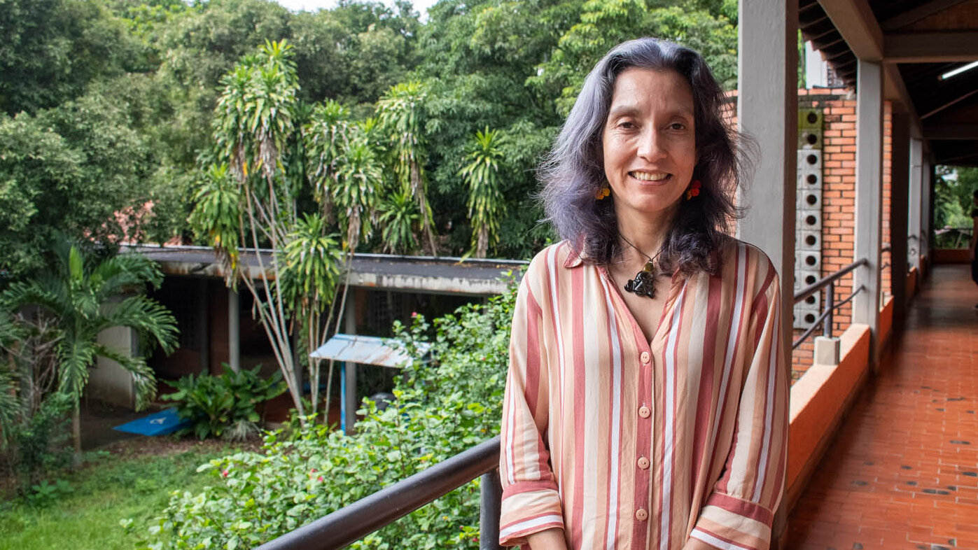 La profesora Adriana Isabel Orjuela Martínez es la primera directora mujer en los 30 años de la UNAL Sede Orinoquia. Foto: Yineth Arango, Unimedios Orinoquia. 