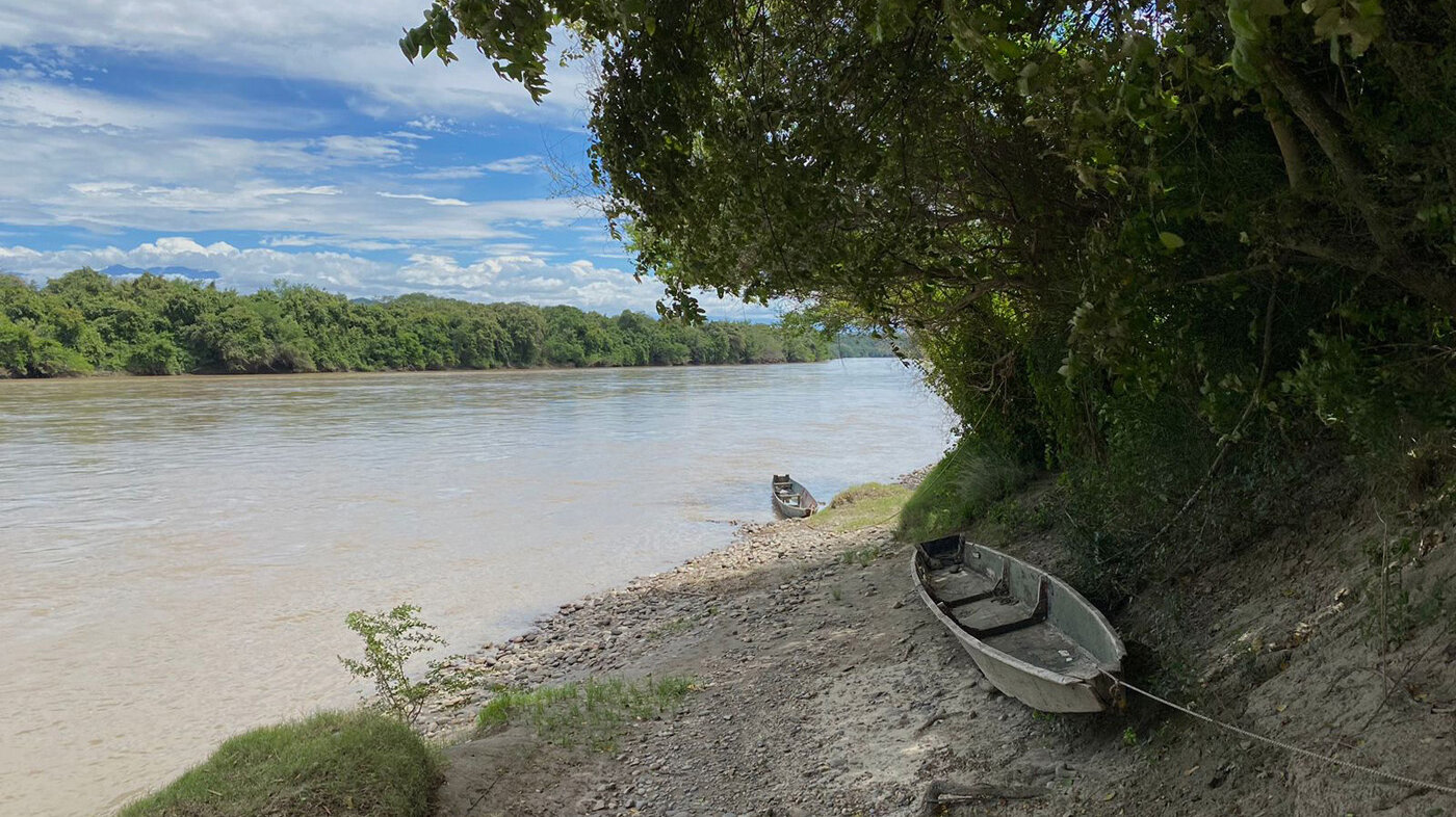 El río Magdalena en el sector de la cuenca alta. Foto: Profesor Jhon Charles Donato Rondón, Departamento de Biología UNAL.