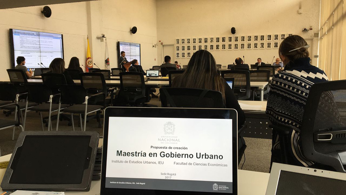 La apertura de la Maestría en Gobierno Urbano fue aprobada por el Consejo de Sede de la U.N.