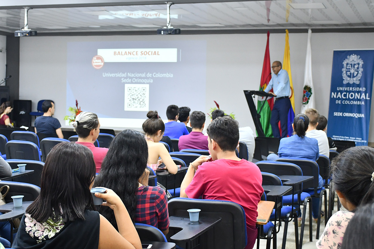 La U.N. Sede Orinoquia presentó el Balance Social 2018 en Arauca.