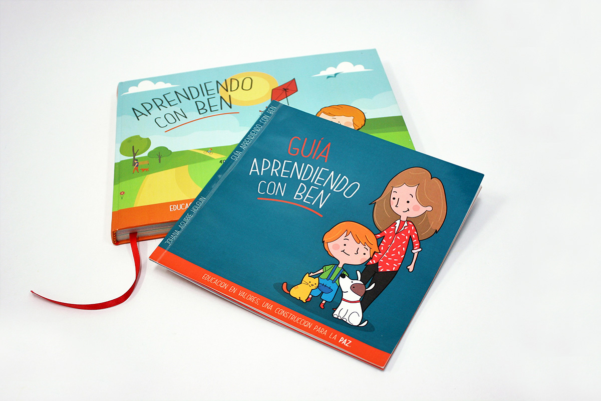 El libro Aprendiendo con Ben se enfoca en la construcción de paz en las nuevas agrupaciones familiares.