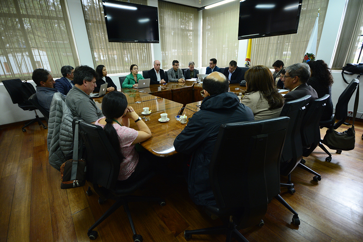 Los pares y representantes de la Facultad de Ciencias se reunieron para recibir el informe verbal. (Foto: Nicolás Bojacá)