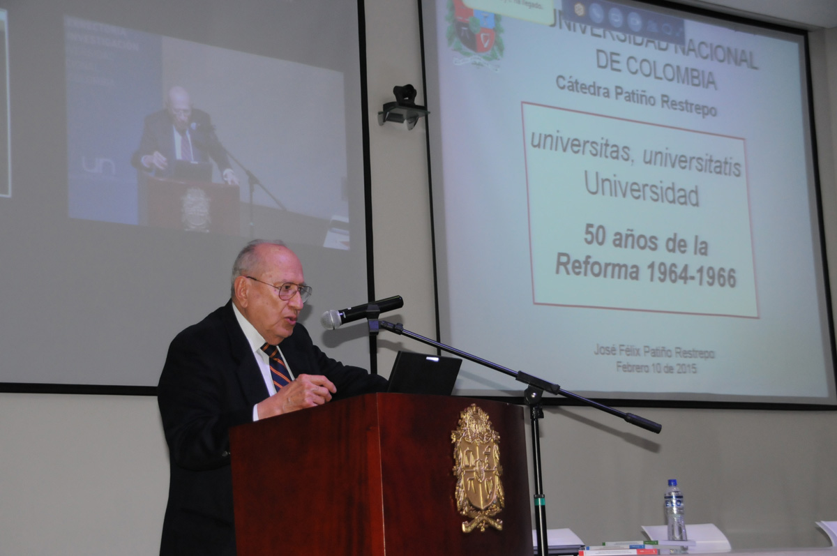 La cátedra fue inaugurada por el profesor José Félix Patiño.