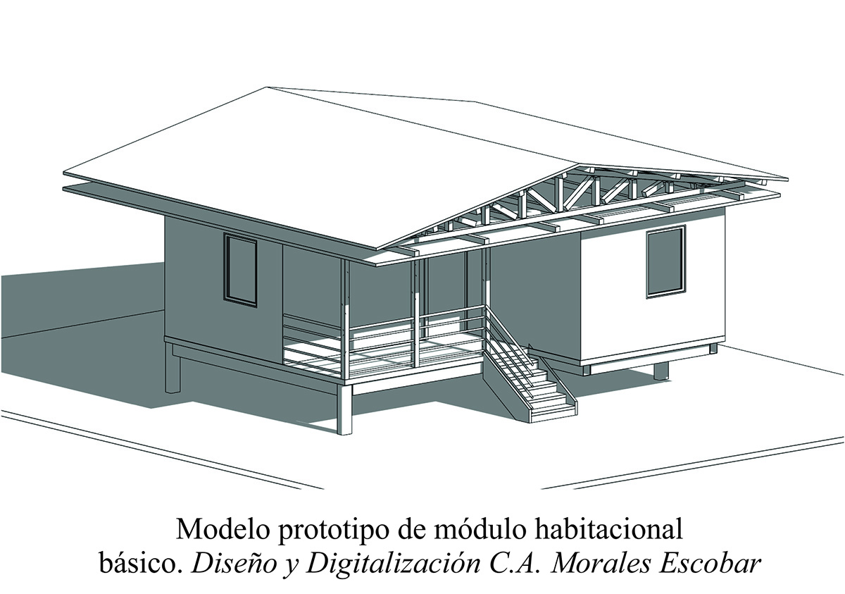 Diseño de vivienda sostenible para zonas rurales. Foto: Camilo Andrés Morales Escobar.