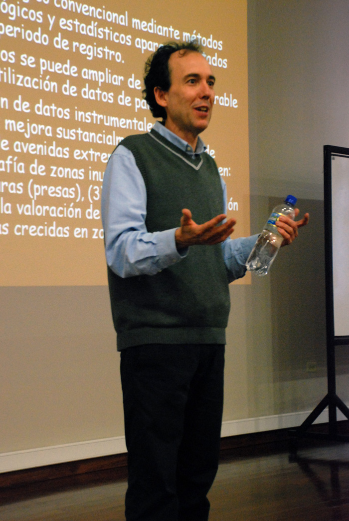 Gerardo Benito Ferrández Ph.D en Ciencias Geológicas de la Universidad de Zaragoza. Fotos: Manizales/Unimedios