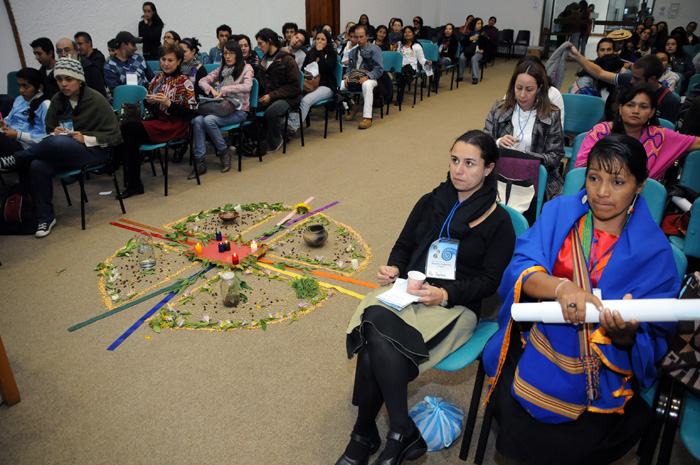 La importancia del agua y su similitud con la mujer fue vislumbrada a través de las palabras de cada una de las representantes indígenas. Fotos:Víctor Manuel Holguín/Unimedios