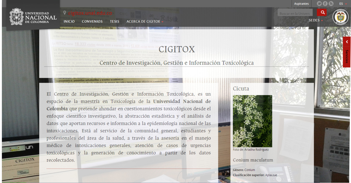 Cigitox, Centro de Investigación, Gestión e Información Toxicológica. (Foto: Andrés Felipe Castaño)