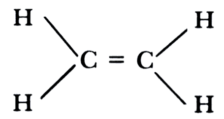 Image of the carbon double bond.