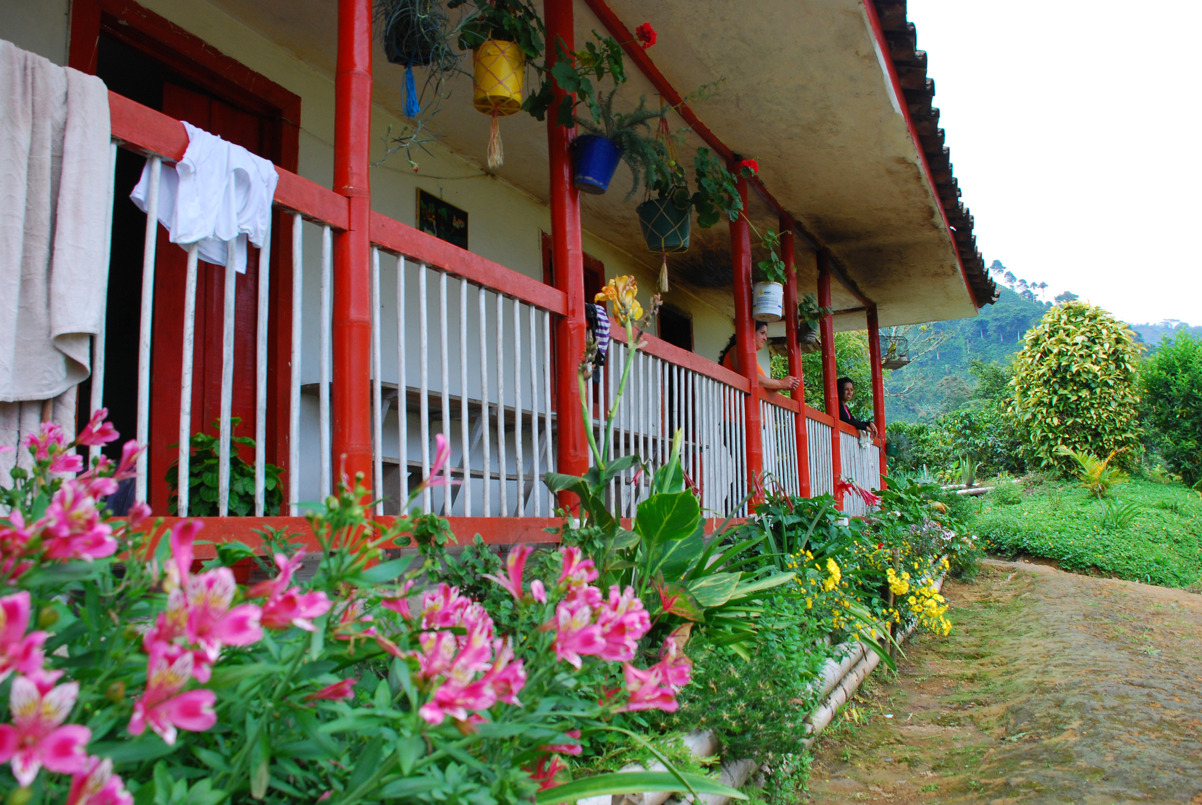 Corredores y patios contribuyen a la idea del paisaje cultural cafetero