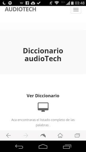 Mediante la aplicación móvil Audiotech, personas con discapacidad visual limitada podrán conocer el significado de las palabras. Foto: Cortesía Luis Alberto Vélez
