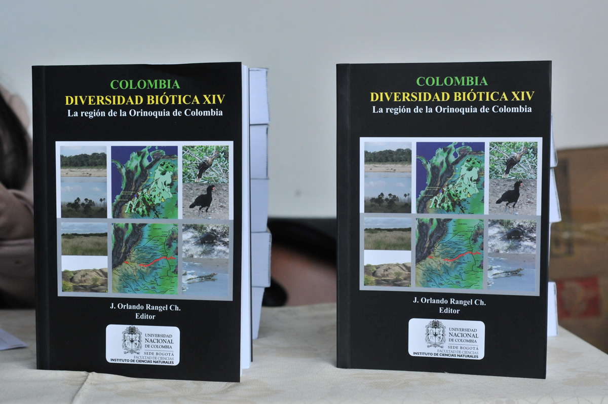Portada del libro Colombia Diversidad Biótica XIV, dedicado a la Orinoquia.