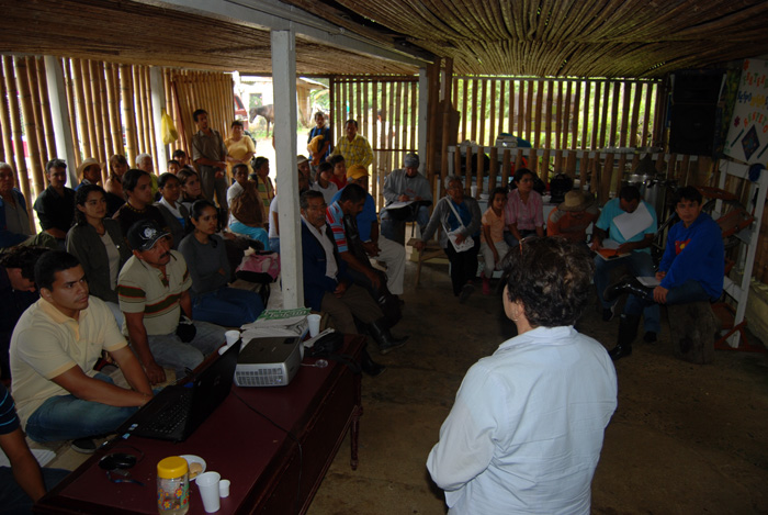 En la entrega de resultados del grupo de investigación en Agroecología de la UN en Palmira participaron 34 pequeños agricultores. Fotos: Palmira/Unimedios