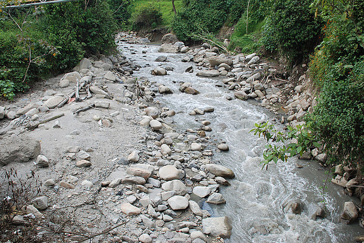 Quebradas de Manizales son monitoreadas. Foto: La Patria.