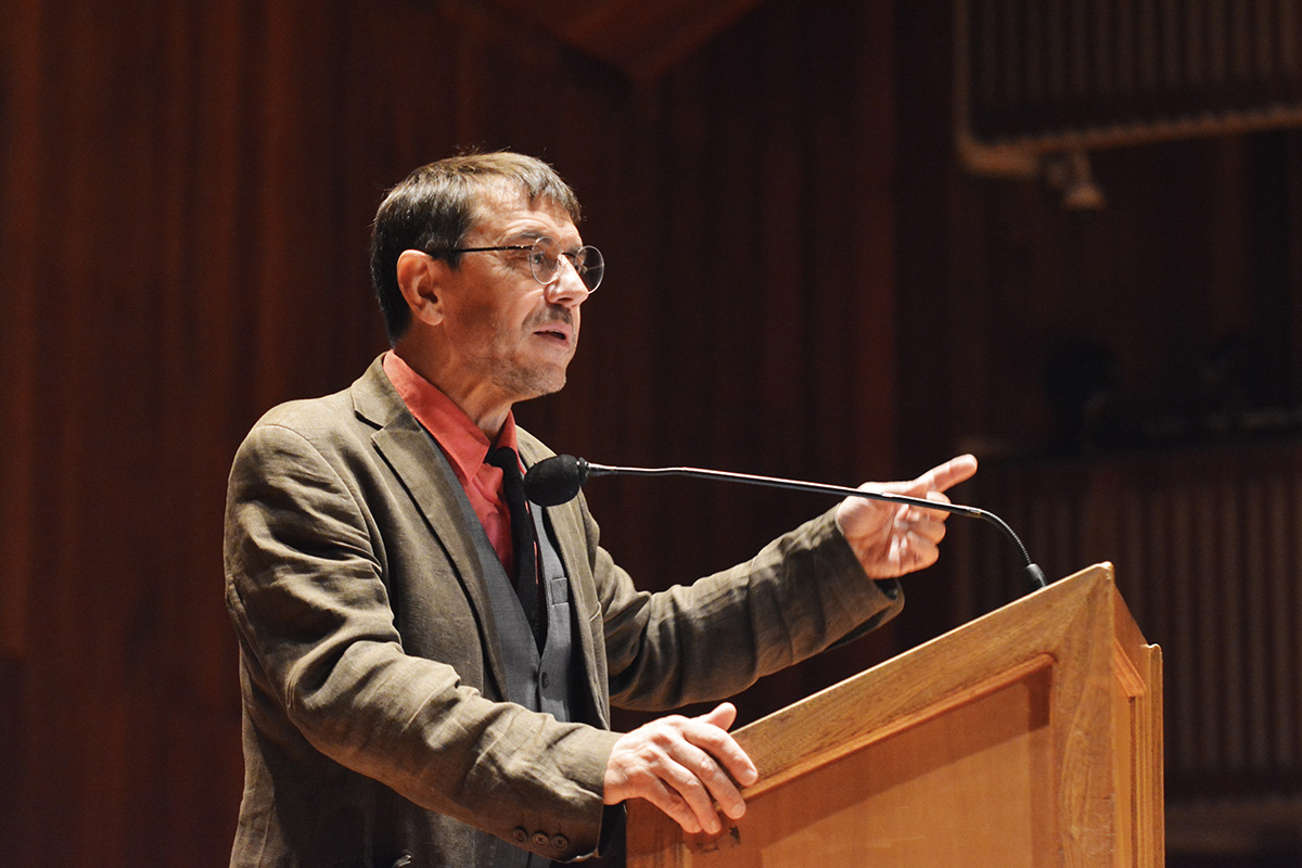 Juan Carlos Monedero, profesor de la Universidad Complutense de Madrid. Fotos: Luis Palacios ' Unimedios.