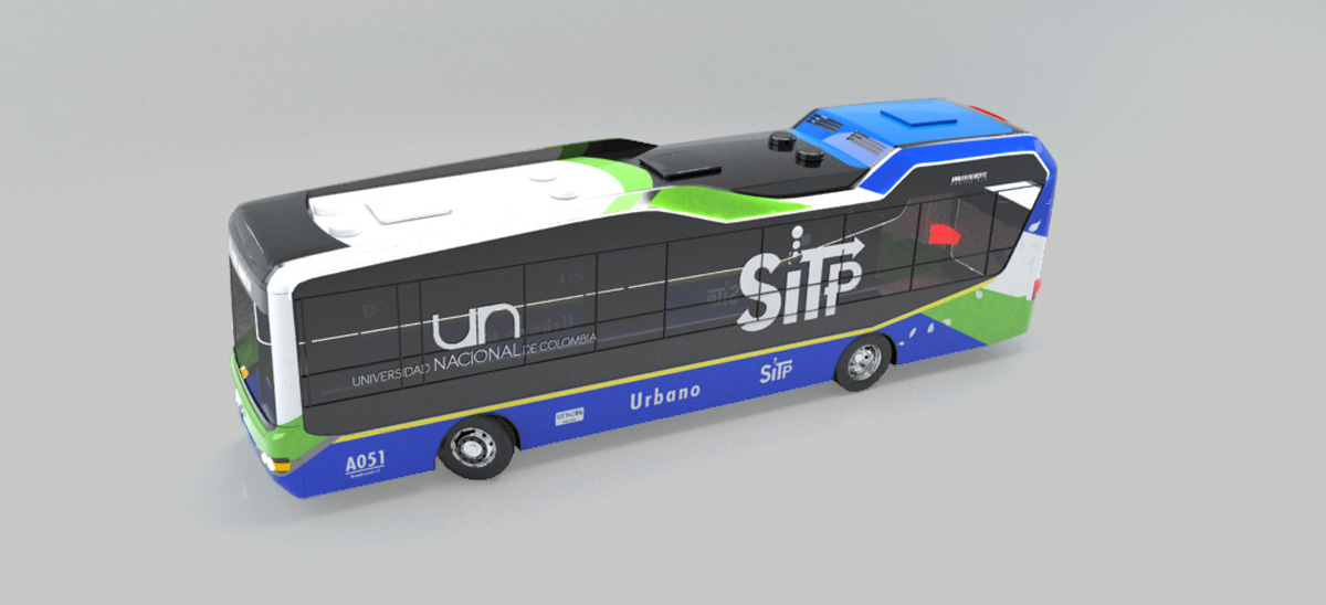 La apariencia del bus se transformó con la propuesta de diseño del equipo de la un.