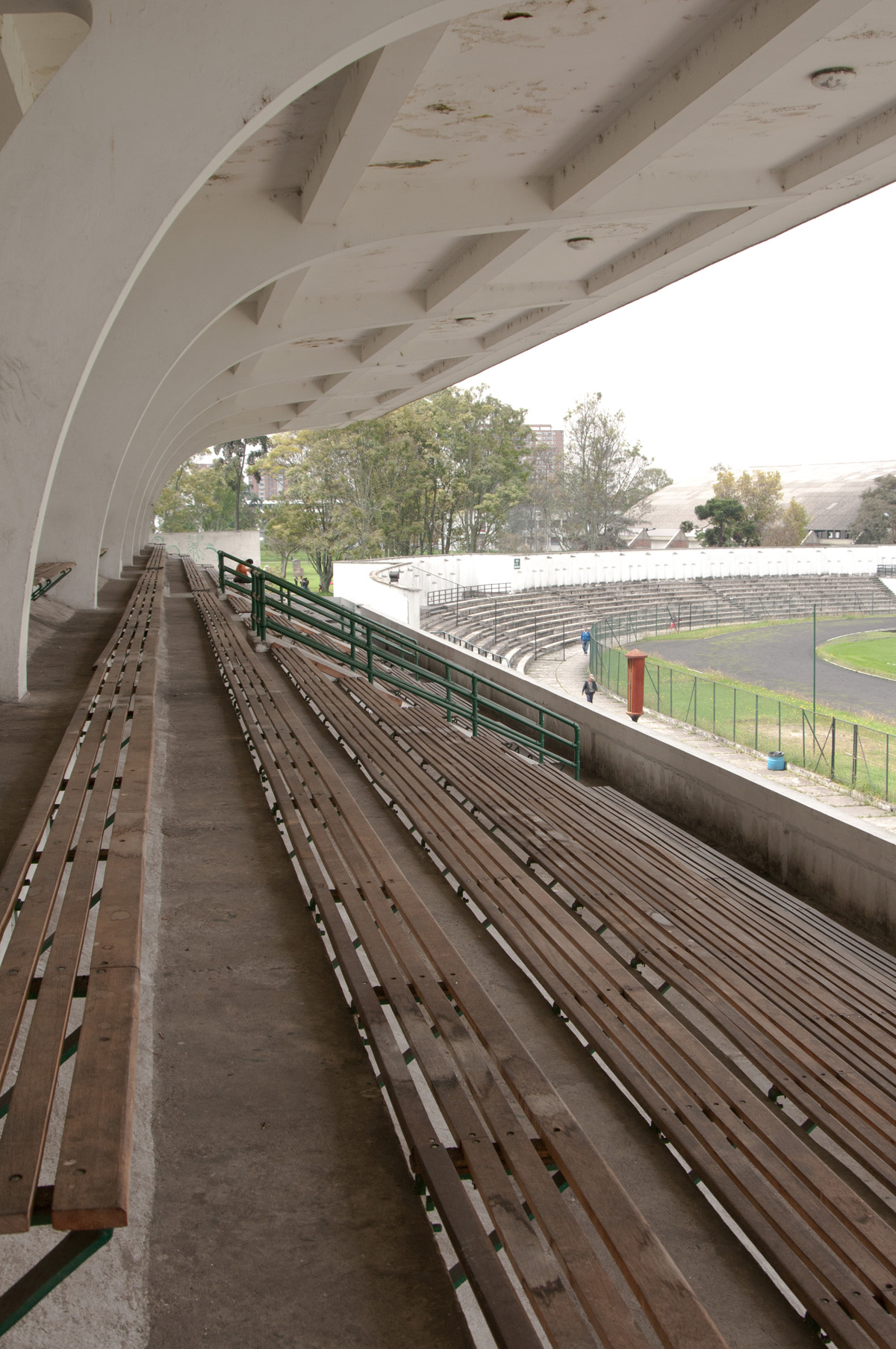 Lo construido del complejo deportivo de la un fue una mínima parte de lo planteado como proyecto en los años treinta.fotos: Andrés Felipe Castaño/Unimedios