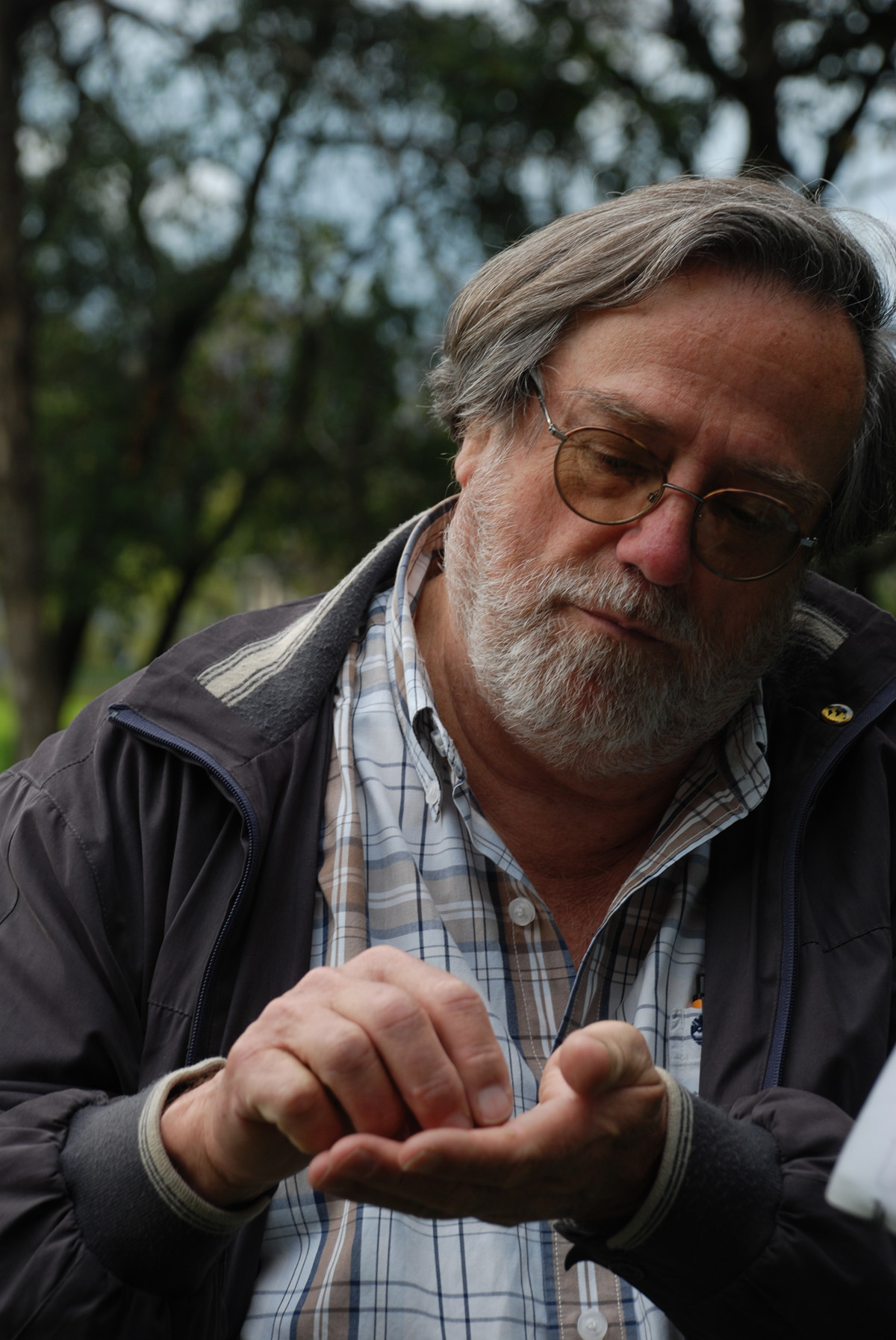 Otto Huber visitó la UN para participar en un simposio sobre la región biogeográfica de la Guyana, otra de las zonas venezolanas que él conoce muy bien. Foto: Ricardo González Angulo/Unimedios